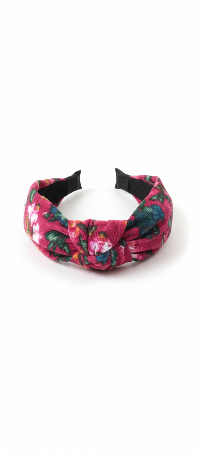 Diadema estampada floral