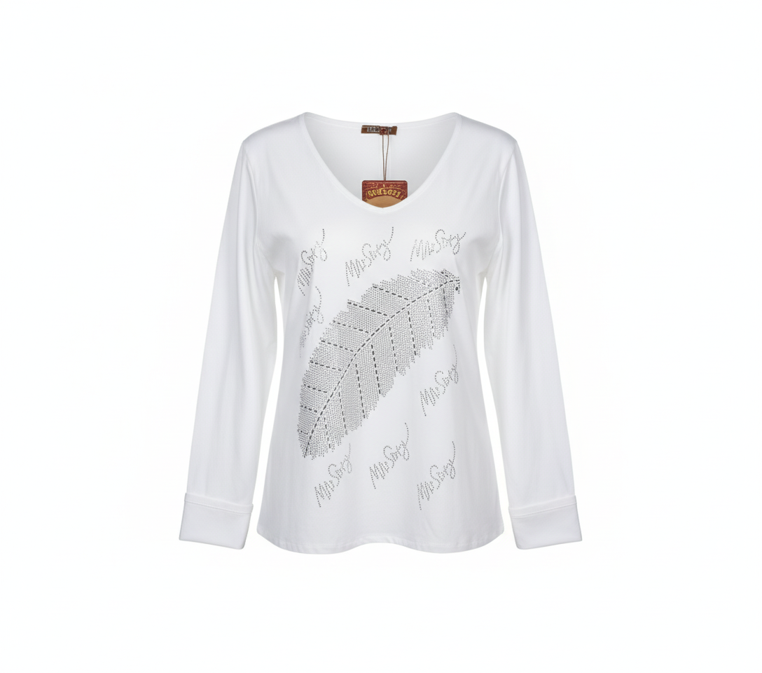 Camiseta Pluma para Mujer - Diseño Ligero y Elegante | Eclipse de Belleza