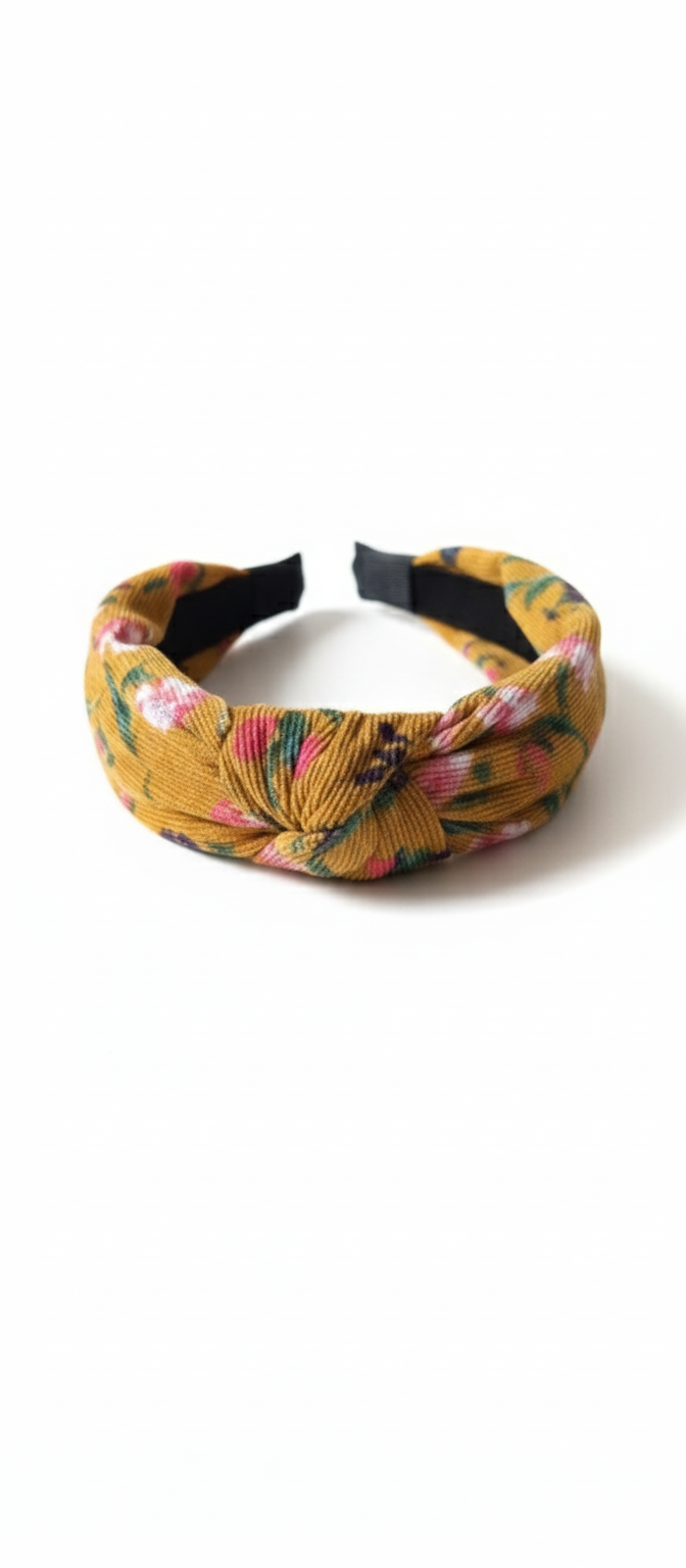 Diadema estampada floral