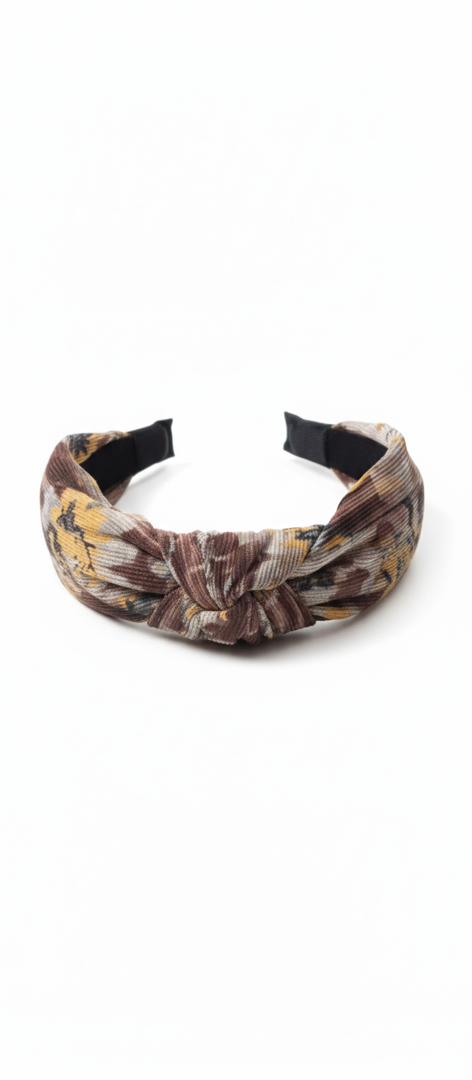 Diadema estampada floral