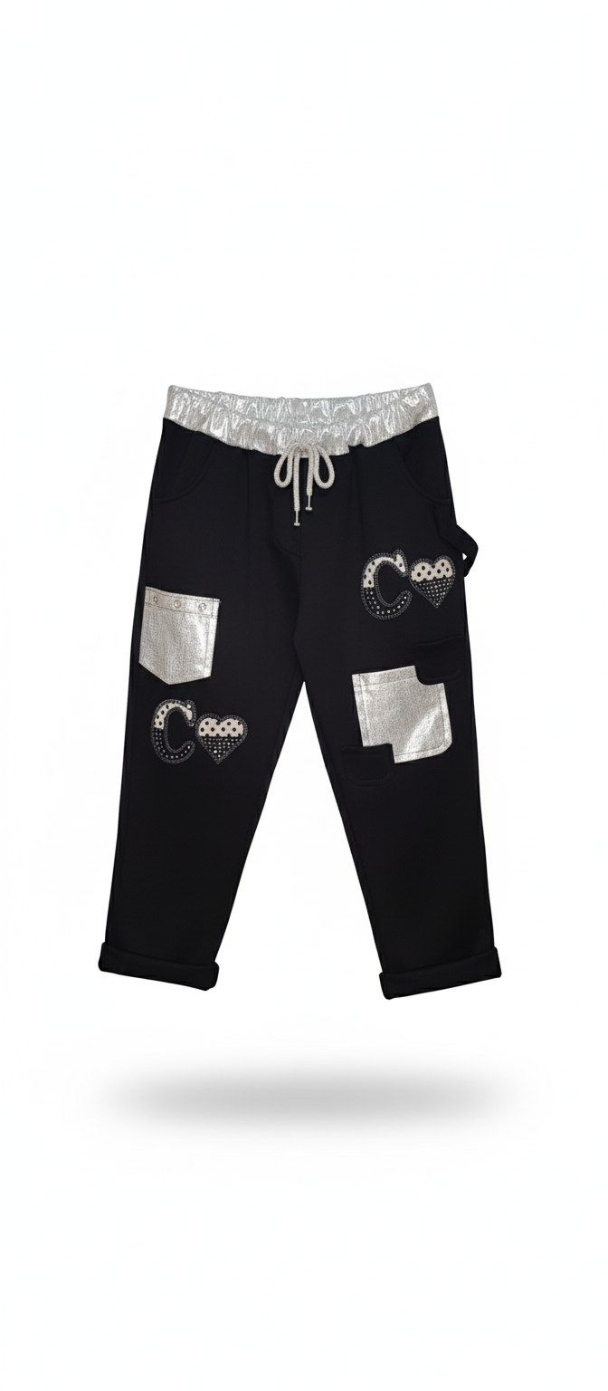 Pantalón parches