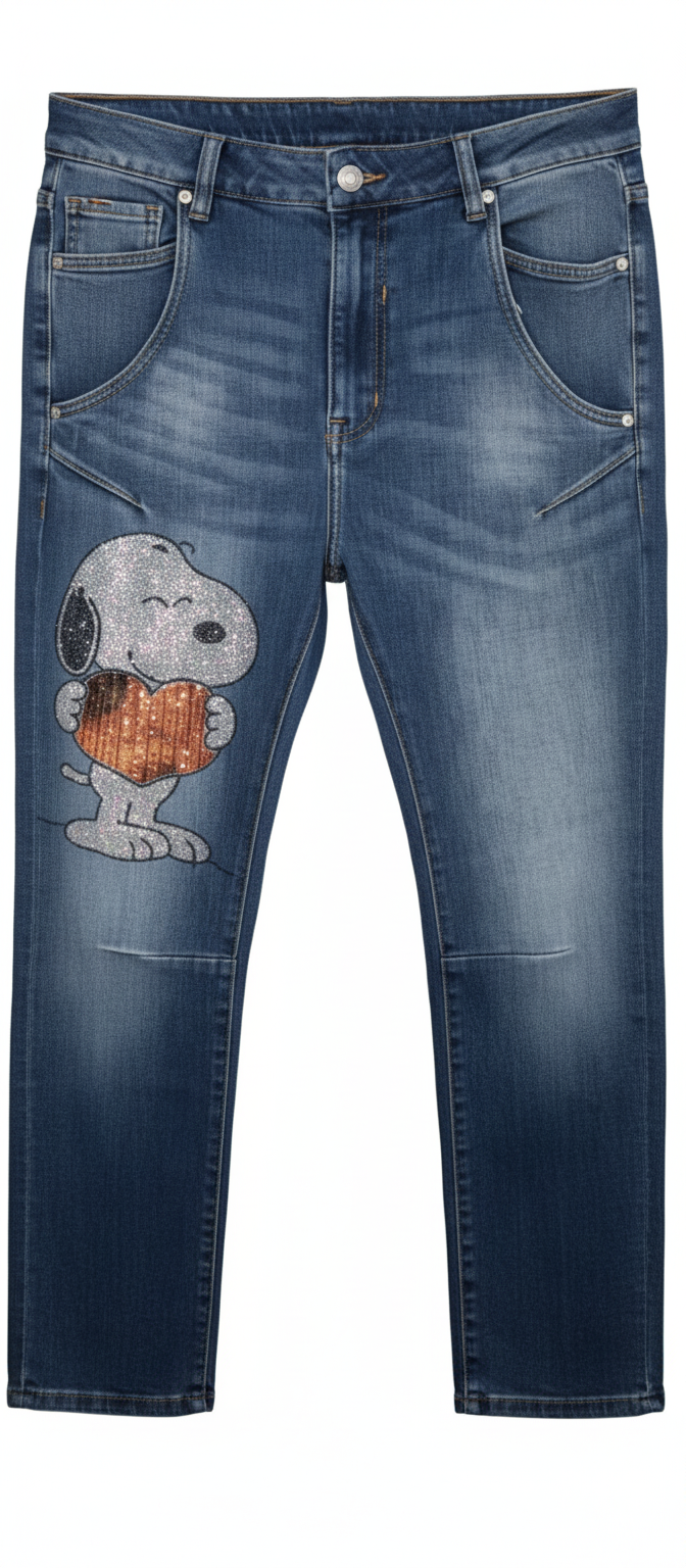 Pantalon Vaquero Snoopy