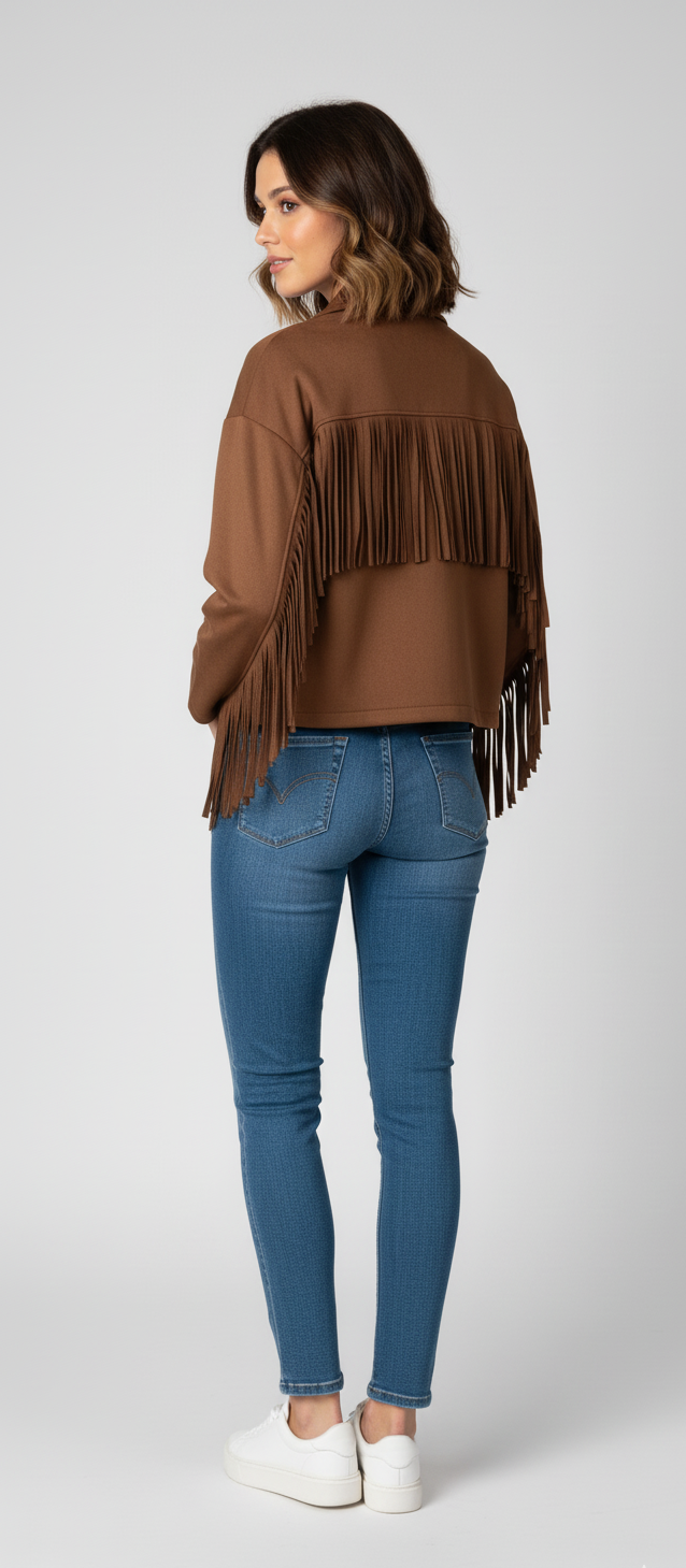 Chaqueta Flecos