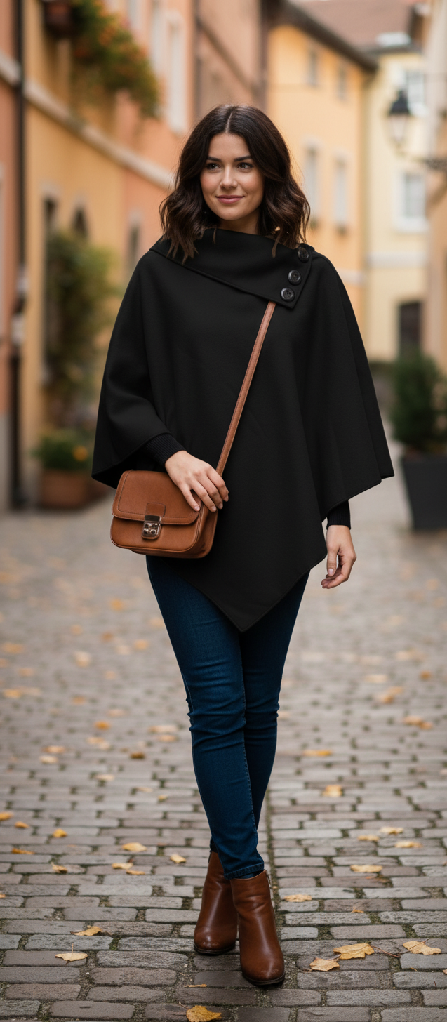 Poncho de Antelina