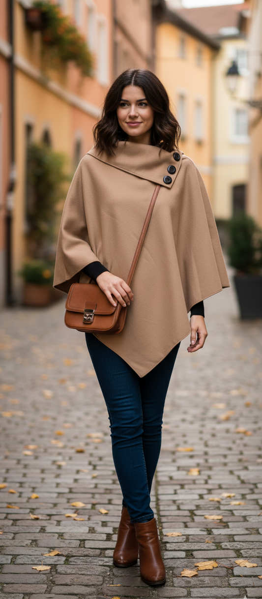 Poncho de Antelina