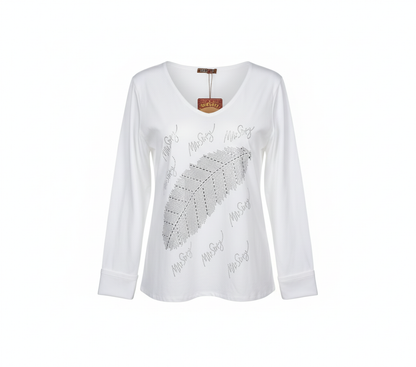 Camiseta Pluma para Mujer - Diseño Ligero y Elegante | Eclipse de Belleza