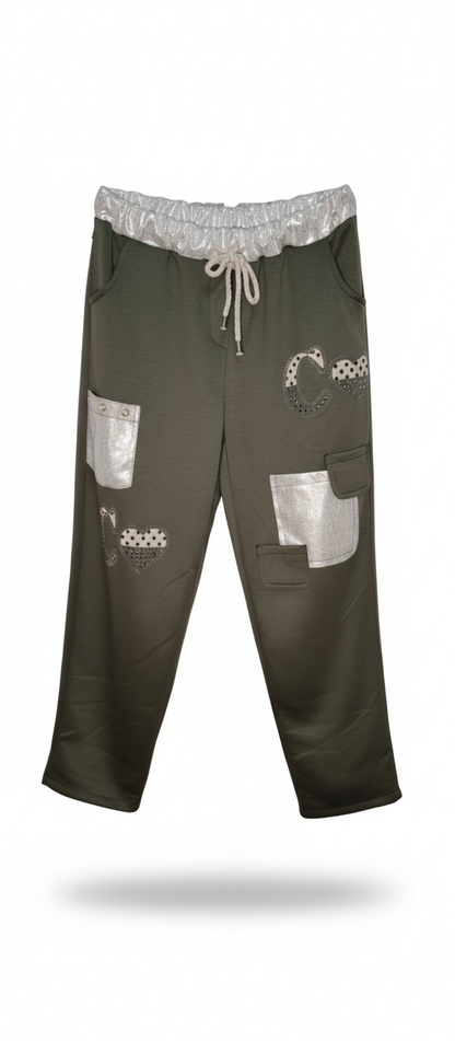 Pantalón parches