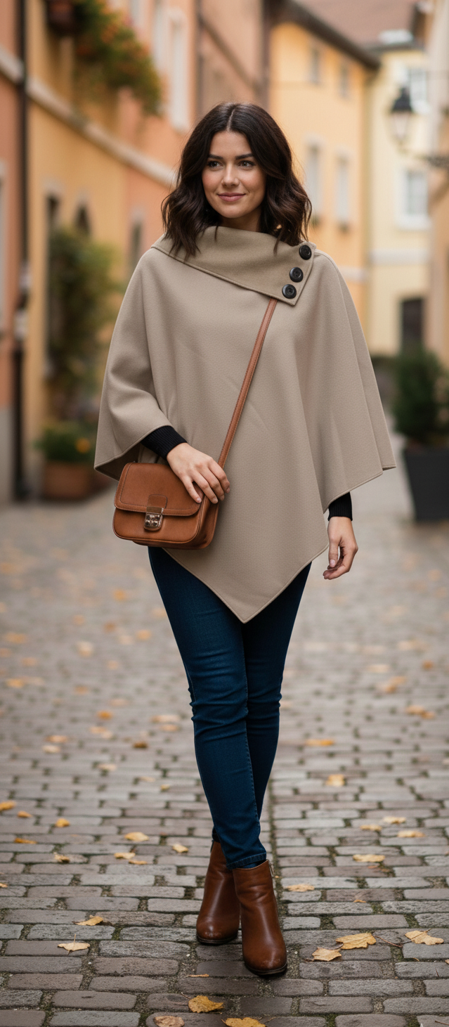 Poncho de Antelina