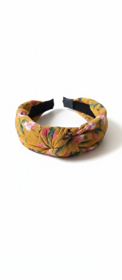 Diadema estampada floral
