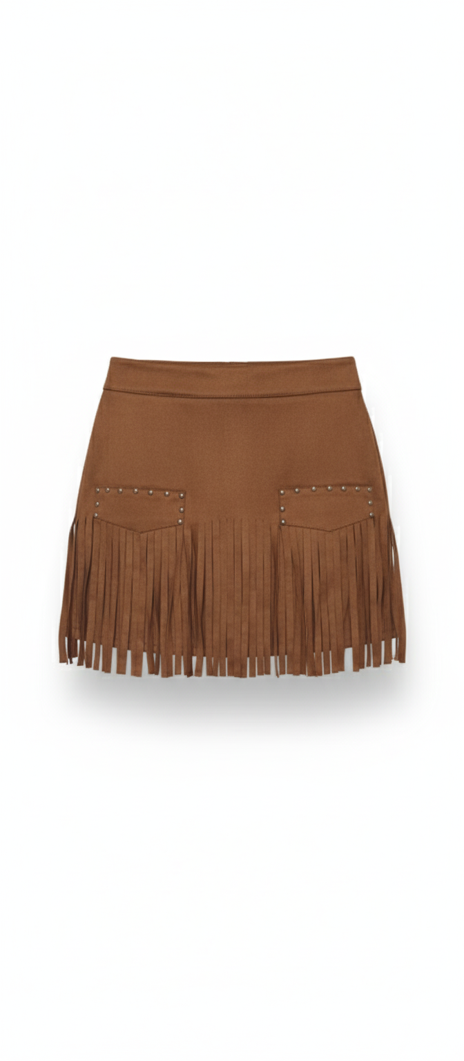 Falda flecos