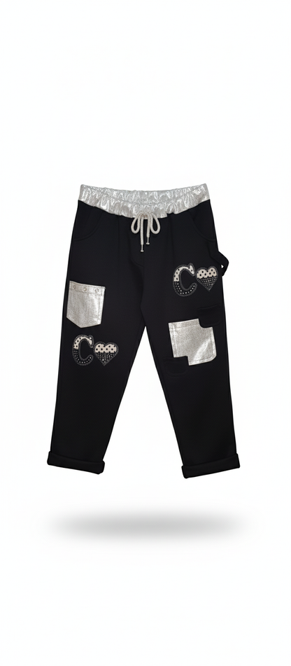 Pantalón parches