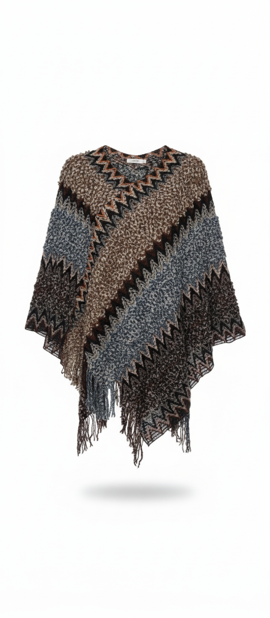 Poncho de punto