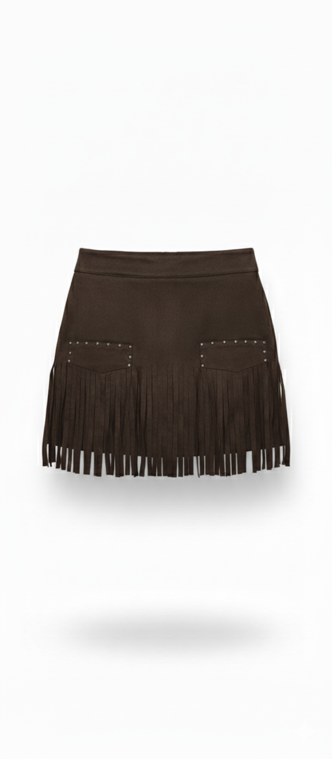 Falda flecos