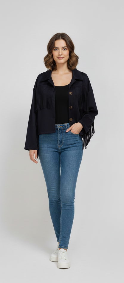 Chaqueta Flecos